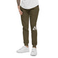 Unisex fleece sweatpants - left leg logo