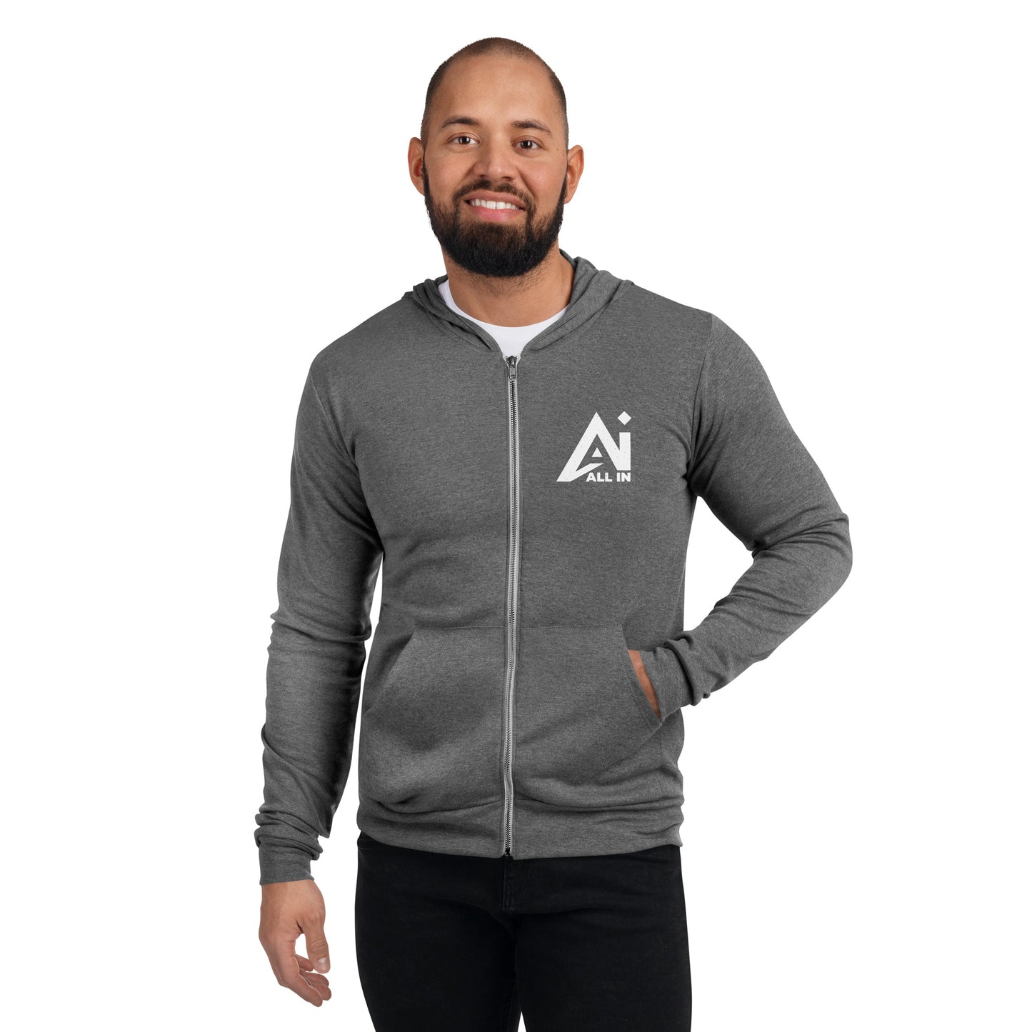 All In Pocket Unisex zip hoodie