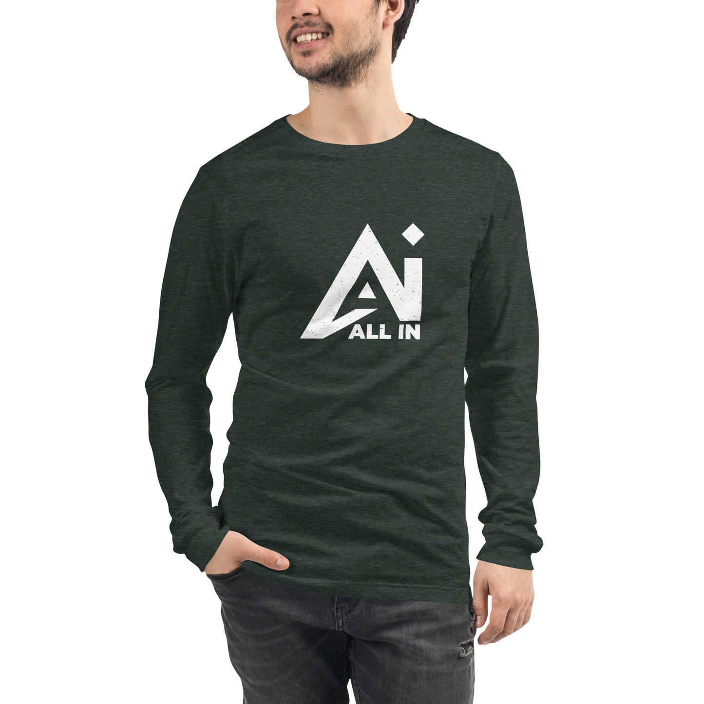 All In Chest Unisex Long Sleeve Tee