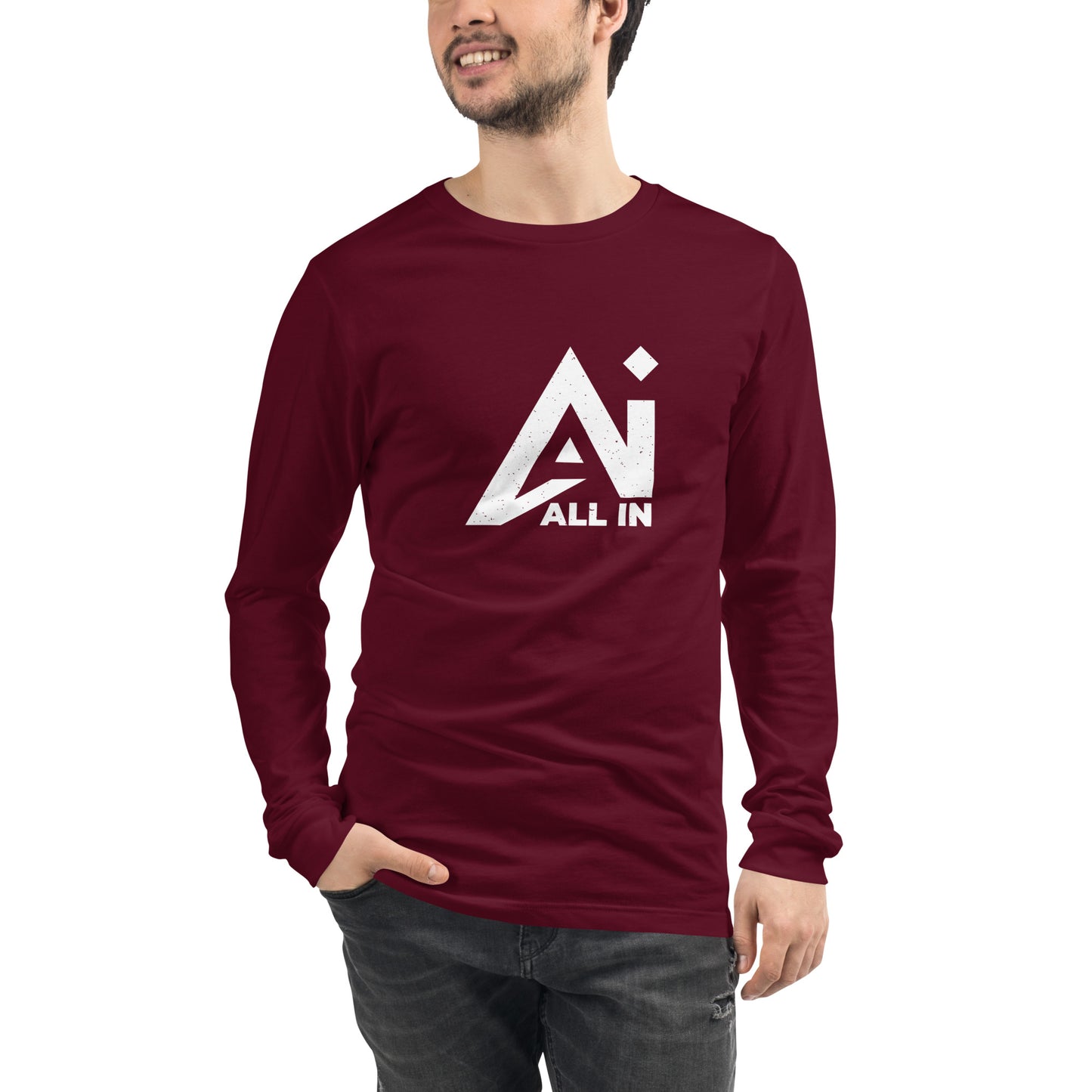 All In Chest Unisex Long Sleeve Tee