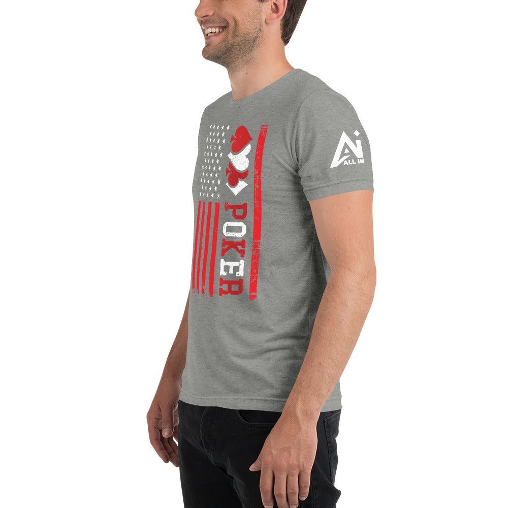 Poker Flag Short sleeve t-shirt