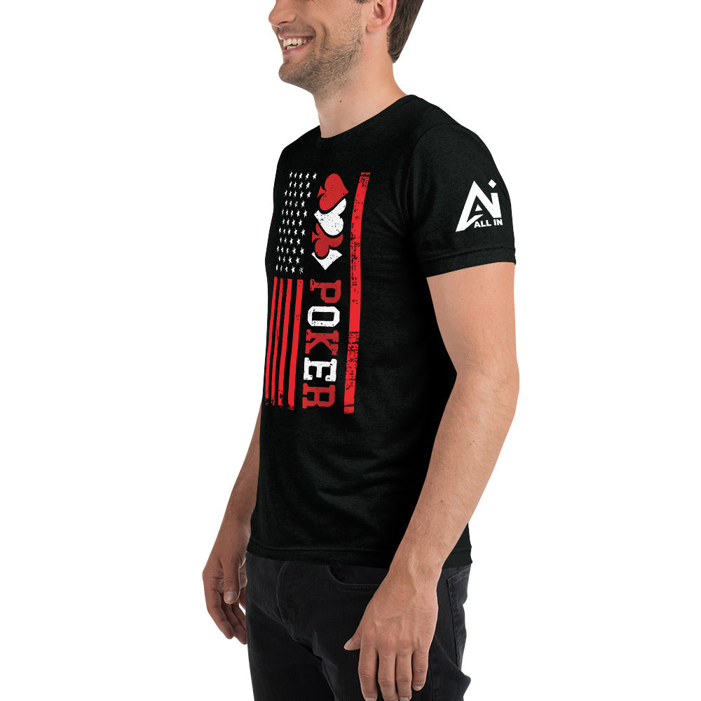 Poker Flag Short sleeve t-shirt