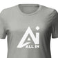 All In chest Women’s relaxed tri-blend t-shirt